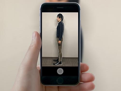 体形の診断アプリで訴求